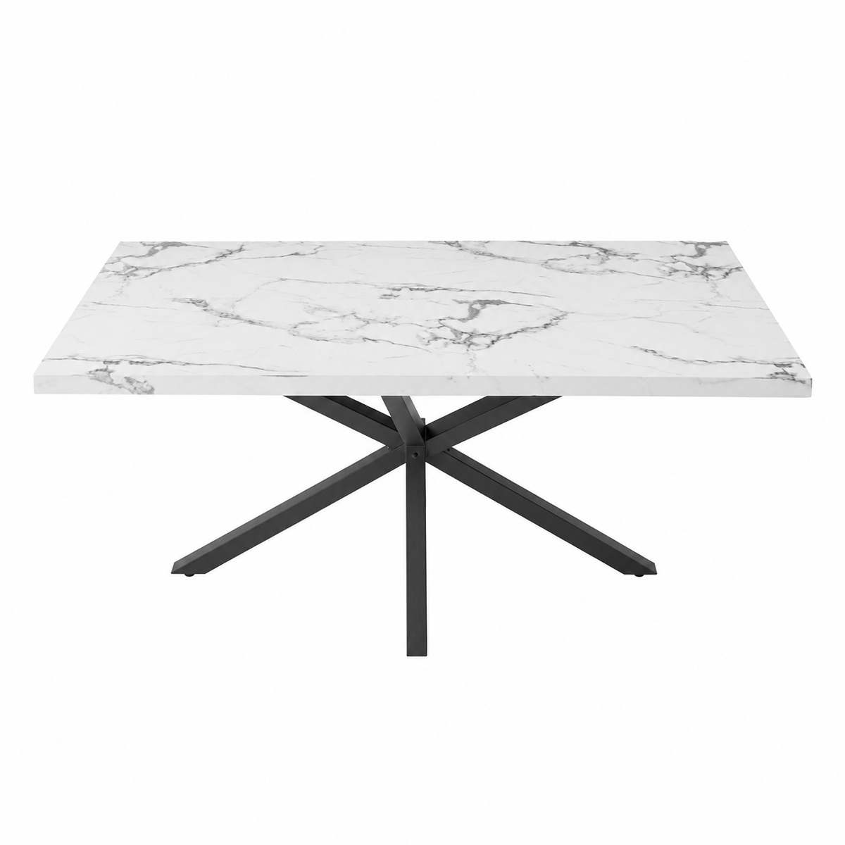 Table à Manger Rectangulaire | Pied Central 140 cm