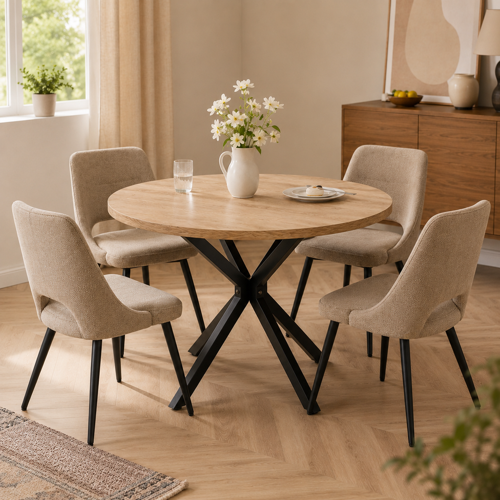 Table à Manger Ronde | Pied Central 100 cm