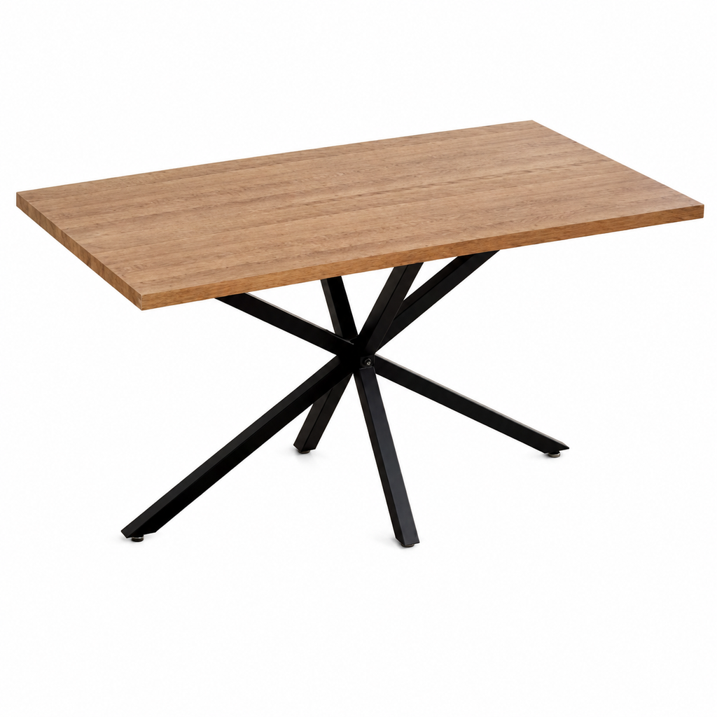 Table à Manger Rectangulaire | Pied Central 140 cm