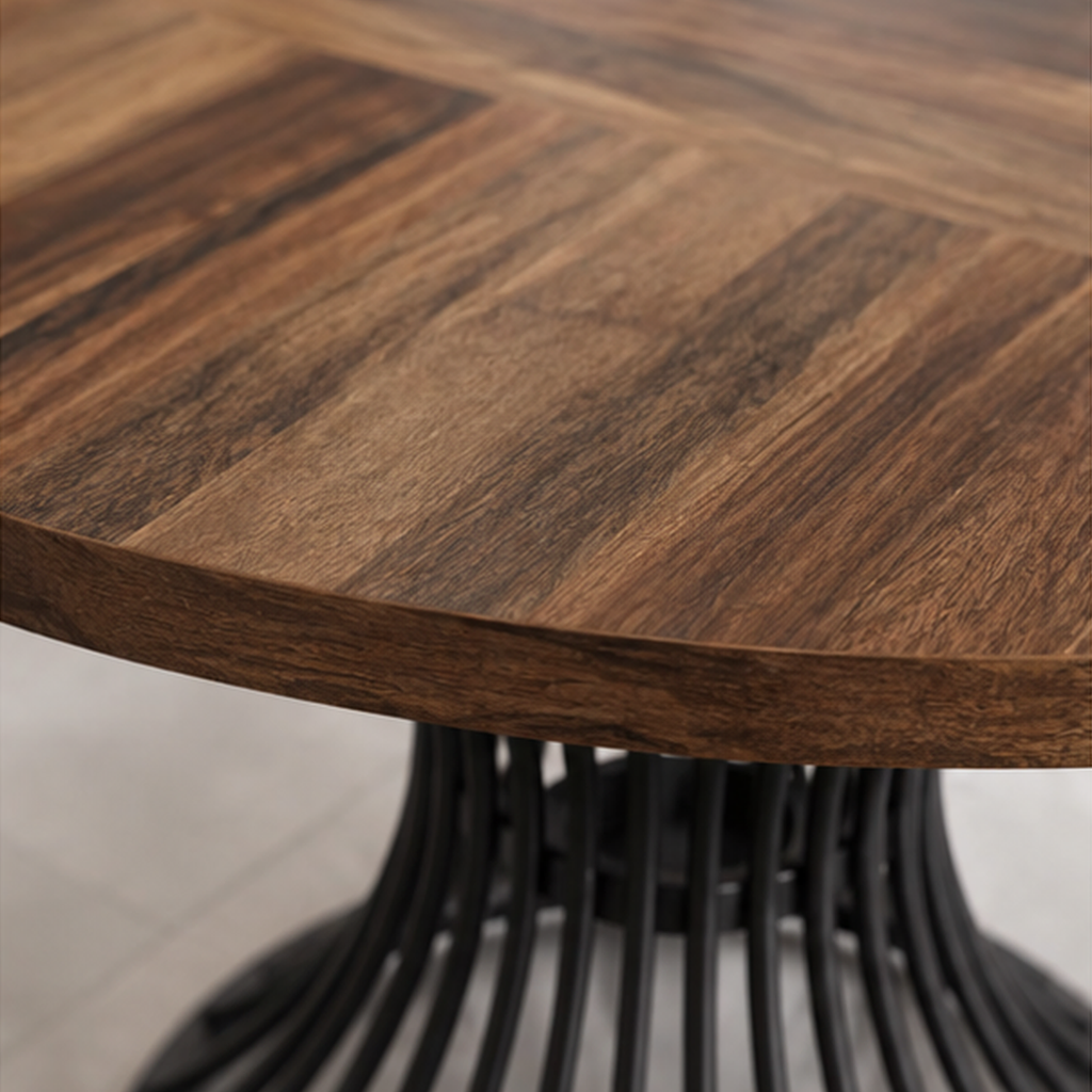 Table à Manger Ronde | Pied Central 120 cm