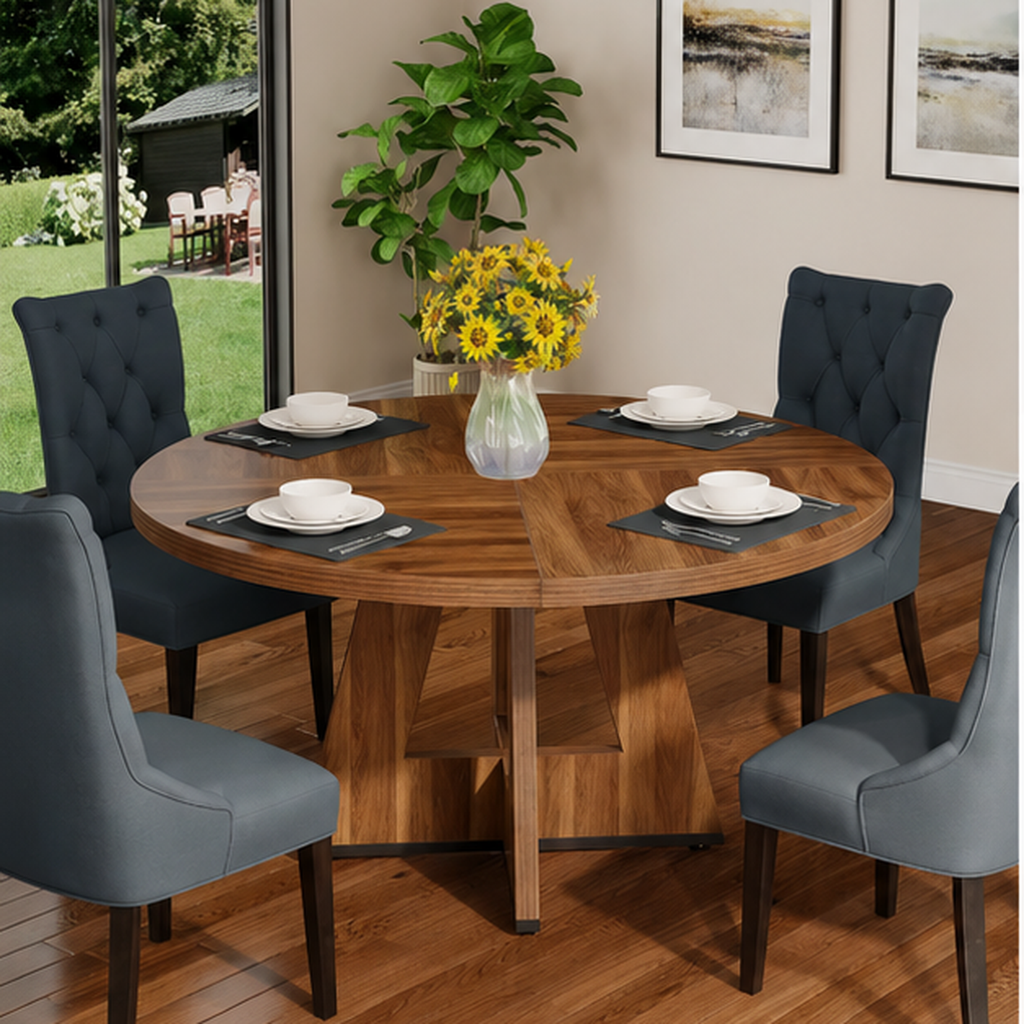 Table à Manger Ronde | 4 à 6 Personnes